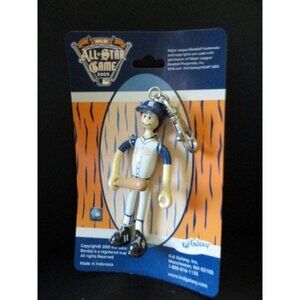 Detroit Tigers MLB All Star Game 2005 Kid Galaxy Swivel Keychain Baseball NIB ML